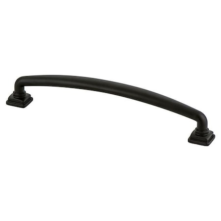 Berenson Berenson 1293-1055-P 160 mm CC Tailored Traditional Pull with Matte Black 1293-1055-P